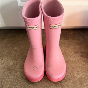 Hunter Pink Rain Boots